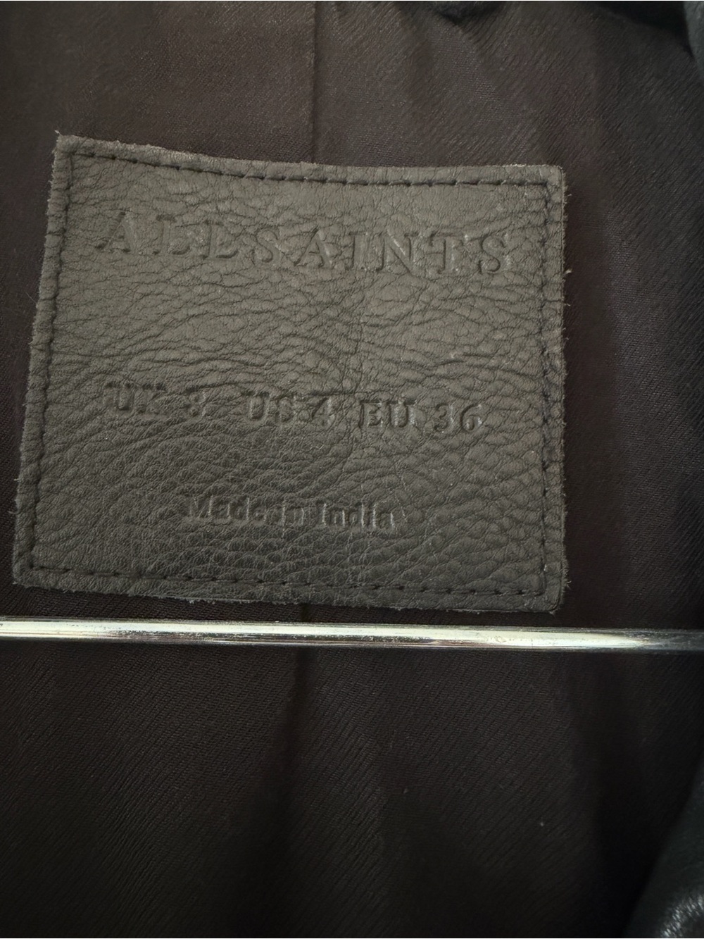 All Saints Leather Jacket - Picture 2 of 5